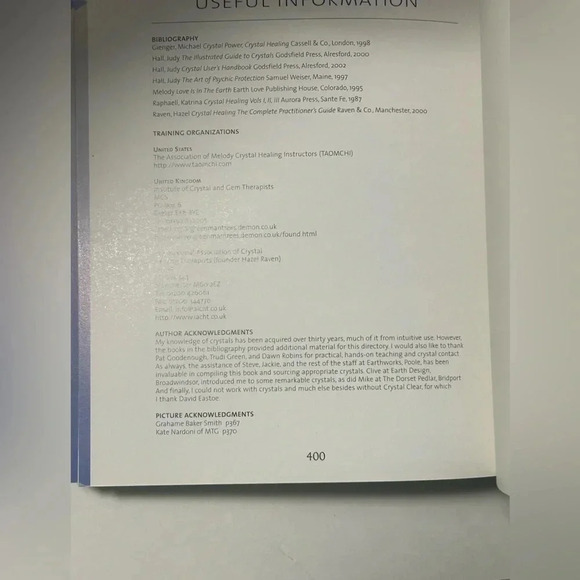 The Crystal Bible - A Definitive Guide to Crystals /  Judy Hall - 💎 - Picture 13 of 15
